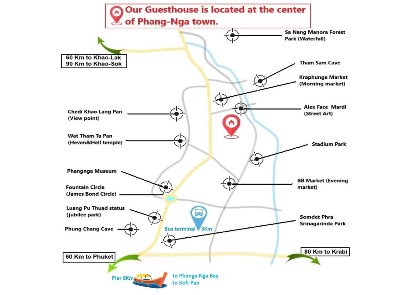 Guesthouse 88 פאנג-נגה מראה חיצוני תמונה